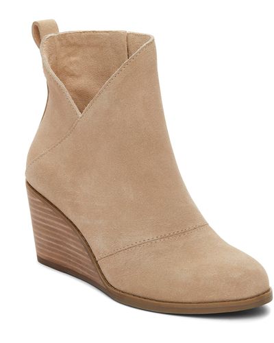 TOMS Sutton Wedge Boot - Brown