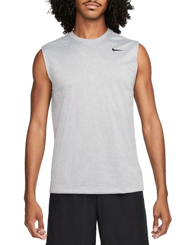 Nike Dri-fit Legend Fitness Muscle T-shirt - White
