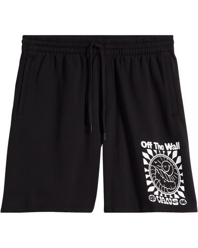 Vans Smiling Sun Fleece Sweat Shorts - Black