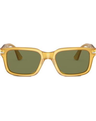 Persol 55mm Rectangular Sunglasses - Yellow