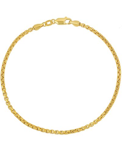 Bony Levy 14k Gold Box Chain Bracelet - Metallic