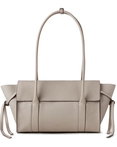 Mulberry Small Soft Bayswater Leather Satchel - White