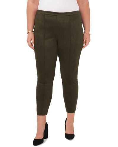 Vince Camuto Faux Suede leggings - Green