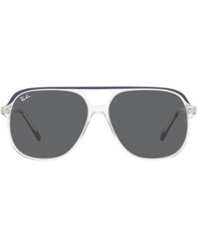 Ray-Ban 56mm Polarized Square Sunglasses - Gray