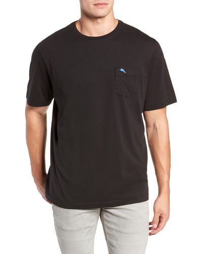 Tommy Bahama 'new Bali Sky' Original Fit Crewneck Pocket T-shirt - Black