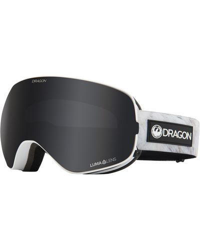 Dragon X2s 72mm Spherical Snow goggles With Bonus Lenses - Black