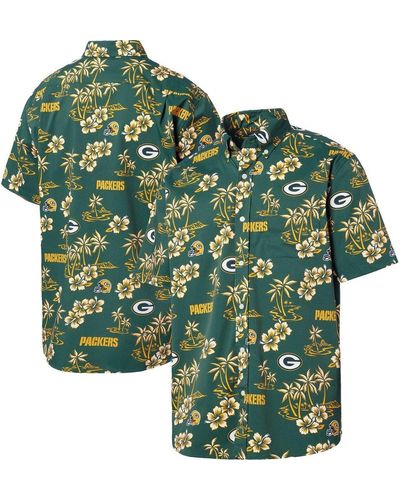 Reyn Spooner Bay Packers Kekai Button-up Shirt At Nordstrom - Green
