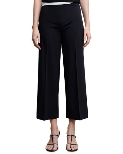 Mango Recycled Polyester Blend Culottes - Black
