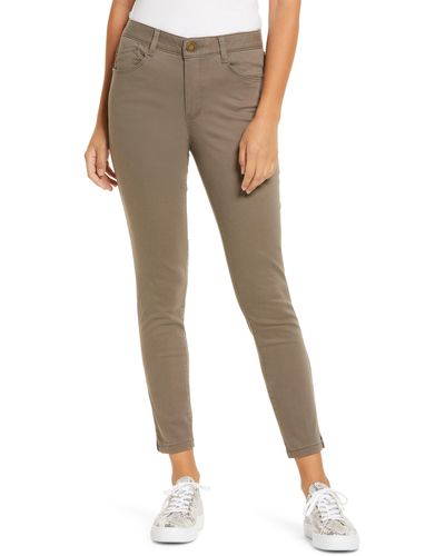 Wit & Wisdom 'ab'solution High Waist Ankle Skinny Pants - Natural