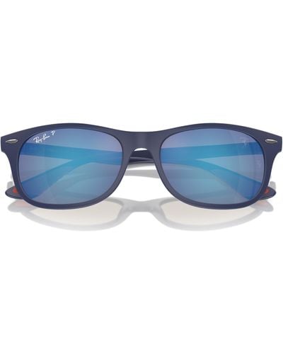 Ray-Ban Liteforce 55mm Polarized Square Sunglasses - Blue