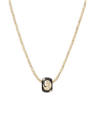 Adina Reyter Virgo Diamond Zodiac Pendant Necklace - Metallic