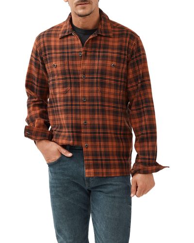 Rodd & Gunn Bryant Plaid Flannel Button-up Shirt - Brown