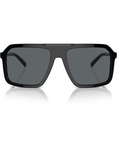 Michael Kors Murren 58mm Square Sunglasses - Black