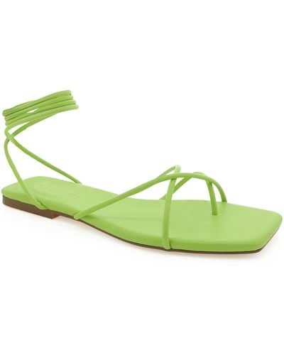 Billini Fyru Ankle Wrap Sandal - Green