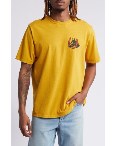 One Of These Days Valley Riders Graphic T-shirt - Yellow