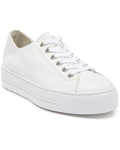 Paul Green Bixby Platform Sneaker - White