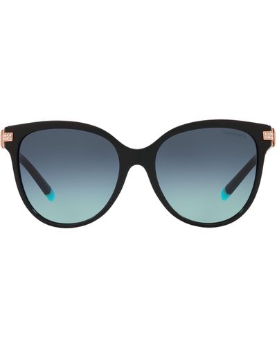 Tiffany & Co. 55mm Gradient Pillow Sunglasses - Blue