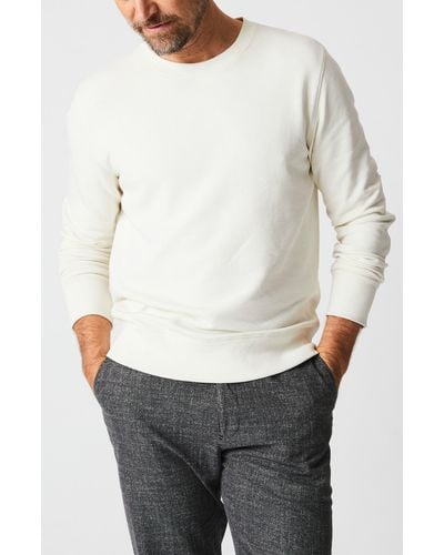 Billy Reid Dock Elbow Patch Sweatshirt - White