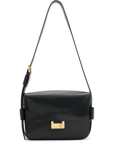 AllSaints Etienne Leather Shoulder Bag - Black