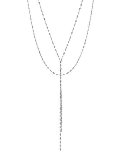 Lana Jewelry Blake Lariat Necklace - Metallic
