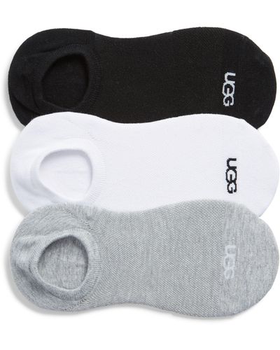 UGG ugg(r) Stella 3-pack No-show Socks - Black