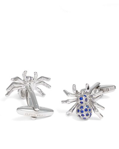 CLIFTON WILSON Spider Cuff Links - Multicolor