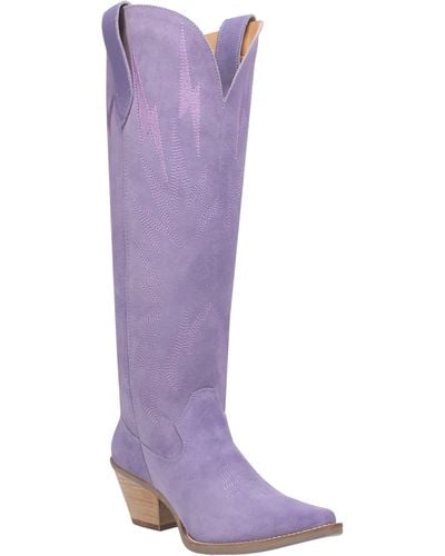 Dingo Thunder Road Cowboy Boot - Purple