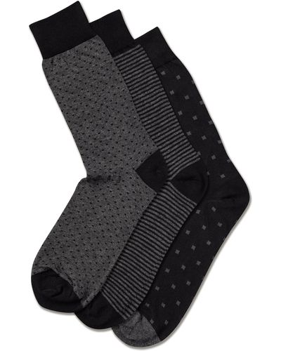 Charles Tyrwhitt Cotton Rich 3 Pack Socks - Black