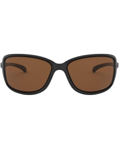Oakley Cohort 62mm Oversize Polarized Sunglasses - Brown