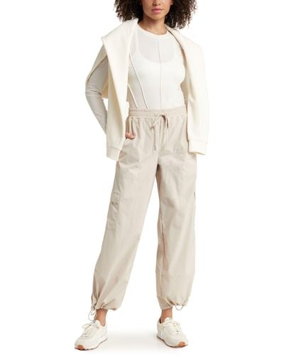 Zella Scout Adjustable Cuff Cargo Pants - Natural