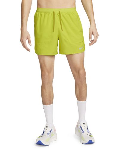 Nike Dri-fit Stride 5-inch Running Shorts - Green