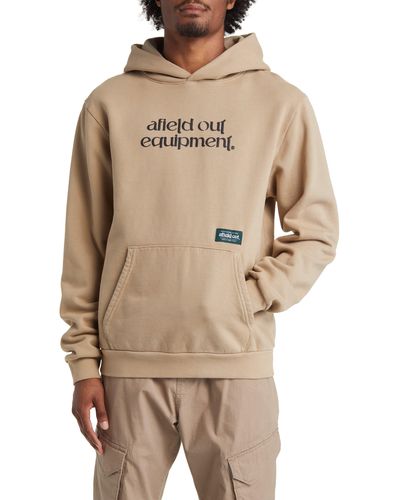 Afield Out Equipment Graphic Hoodie - Natural