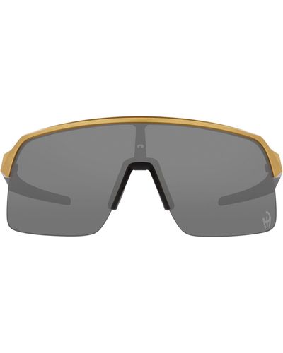 Oakley Sutro Lite 139mm Prizm Semirimless Wrap Shield Sunglasses - Gray