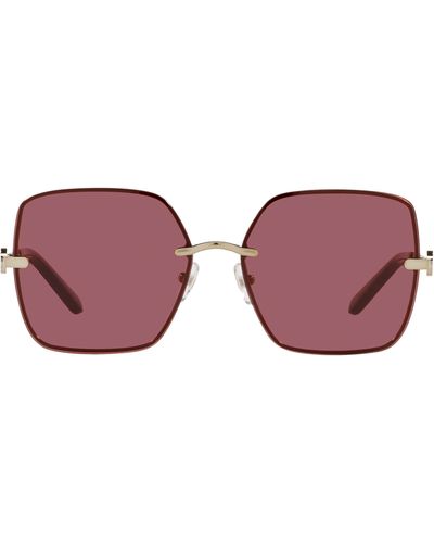 Tory Burch 58mm Square Sunglasses - Purple