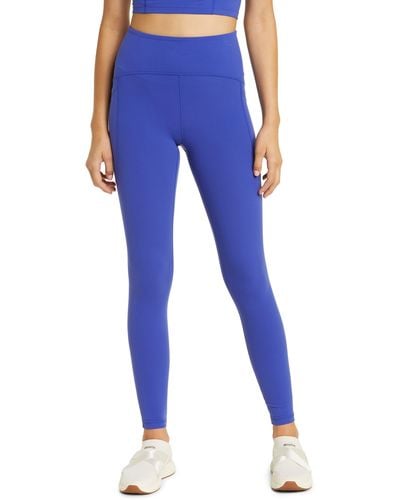 Zella Studio Luxe High Waist Pocket leggings - Blue