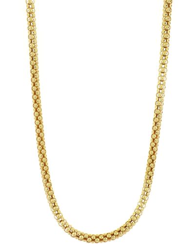 Bony Levy 14k Gold Interlocking Chain Necklace - Metallic