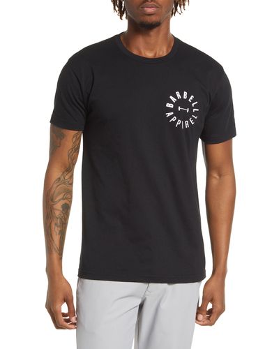BARBELL APPAREL The Full Circle Cotton Blend Graphic Tee - Black