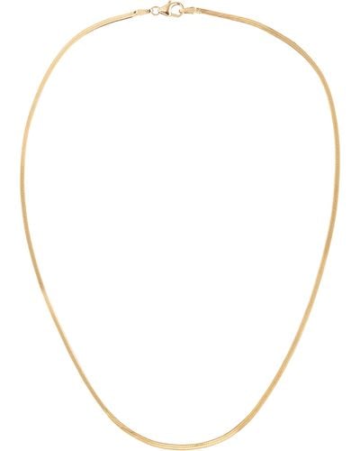 Lana Jewelry Jewelry Thin Liquid Gold Choker Necklace - White