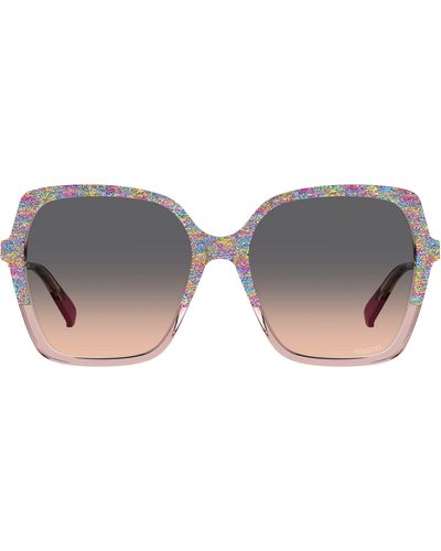 Missoni 57mm Square Sunglasses - Gray
