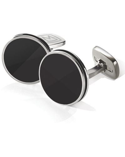 M-clip M-clip Stainless Steel Cuff Links - Black