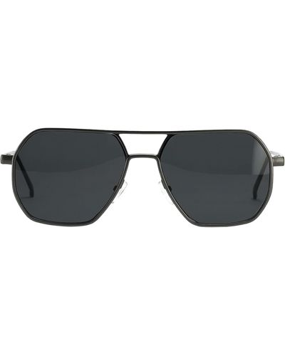 Fifth & Ninth Nola 58mm Polarized Aviator Sunglasses - Black