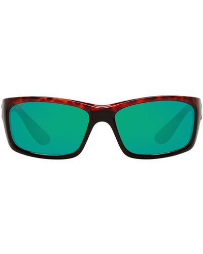 Costa Del Mar 62mm Waypoint Rectangluar Polaraized Sunglasses - Green