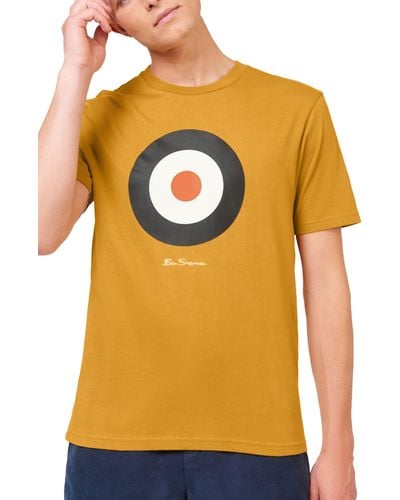 Ben Sherman Signature Target Logo Graphic T-shirt - Orange