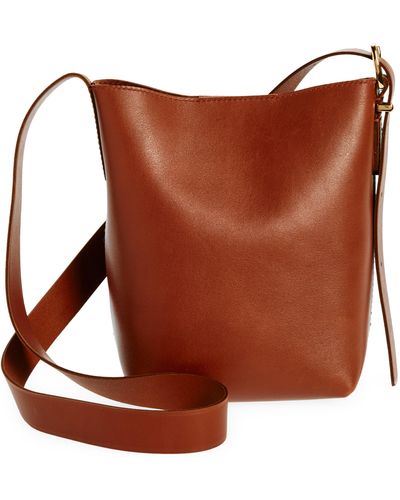 Madewell The Essential Mini Bucket Tote - Brown