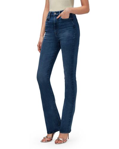 Skinny Bootcut Jeans Blue