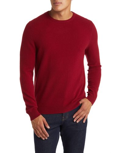 Nordstrom Cashmere Crewneck Sweater - Red