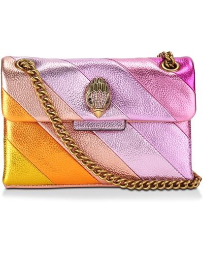 Kurt Geiger Mini Kensington Leather Crossbody Bag - Pink