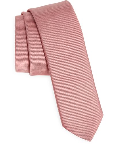 BOSS Silk Blend Tie - Pink