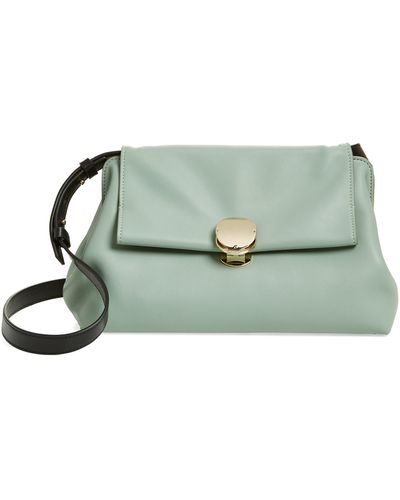 Chloé Penelope Leather Clutch - Green