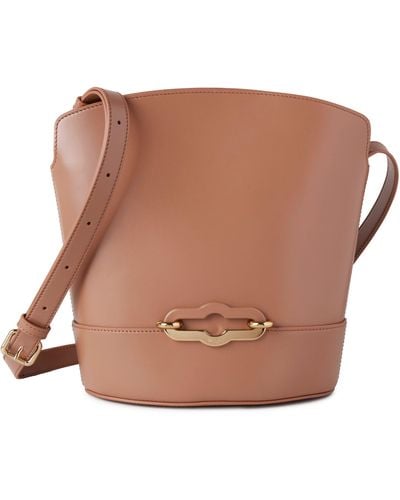 Mulberry Pimlico Super Lux Calfskin Leather Bucket Bag - Brown